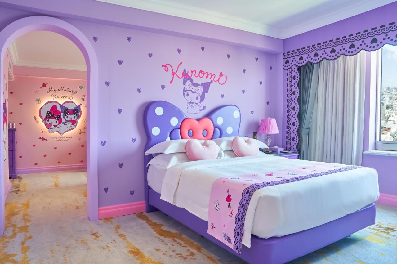 Grand Hi Lai Hotel Kaohsiung Zewnętrze zdjęcie Kuromi themed hotel room
